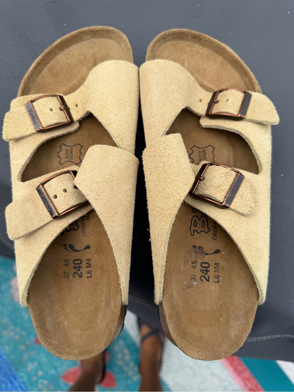 Birki’s by Birkenstock Suede Double-Buckle Sandals
